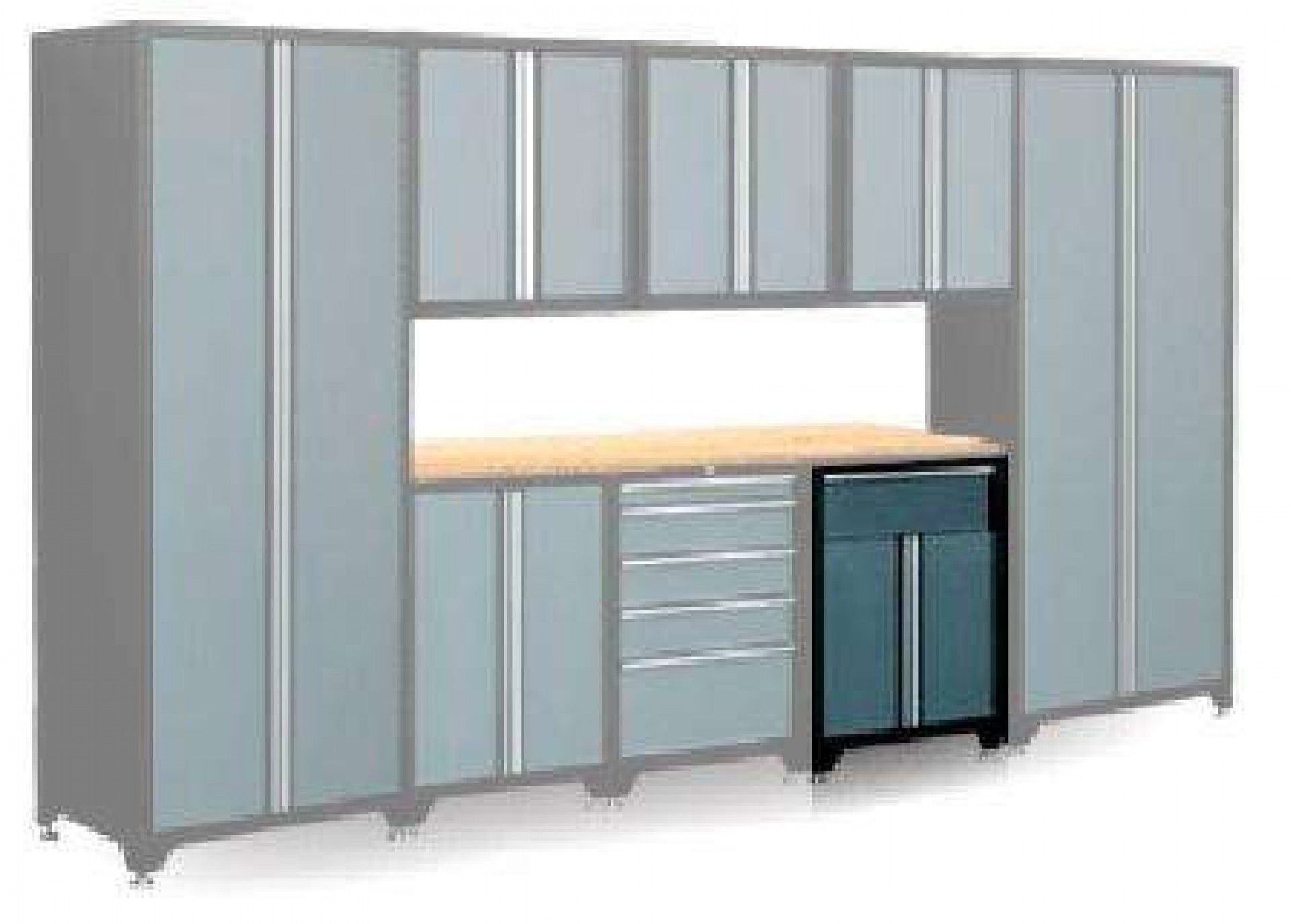 Armário, Metal, 2P+1G, 710x610x820mm refª 65687 MADER