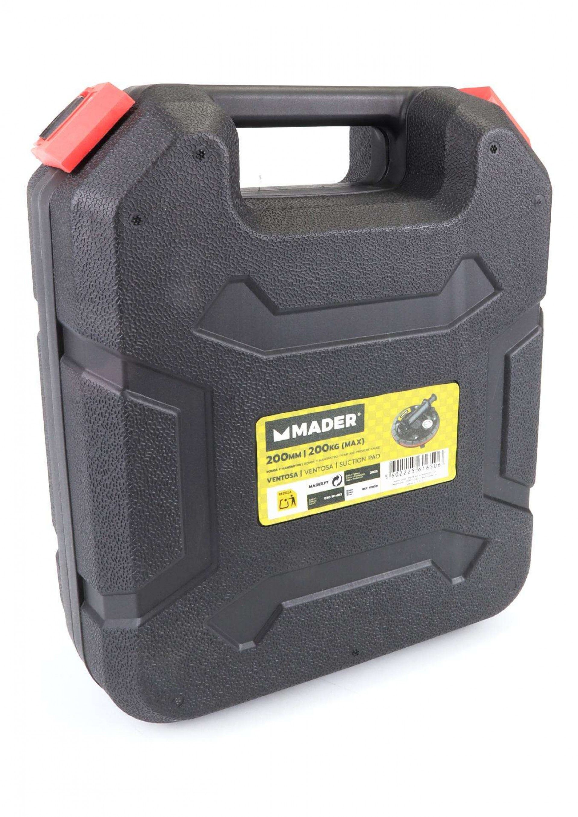 Ventosa, Manómetro + Bomba, 200mm, 200Kg refª 61650 MADER