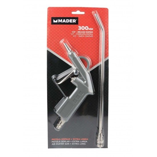 Pistola de Soprar, 2 em 1, Extra Longa, 1/4, 300mm ref 34905 MADER