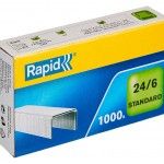 Caixa agrafos N24 6mm 1000p