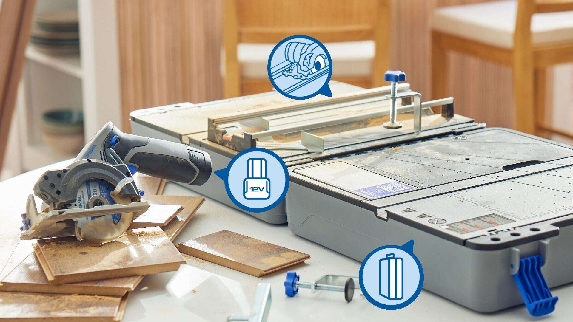 Mini-serra circular CS12V-S1C refª F013CS12JM Dremel