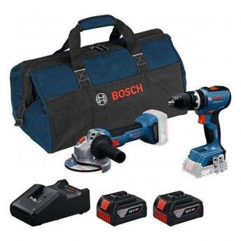Aparafusadoras c/percusso GSB 18V-65 + GWS 18V-8 Professional ref 0615A5008Z BOSCH