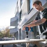 Kit ferramentas sem fio Aparafusadora GSR 18V-45 + Rebarbadora GWS 18V-8 + Martelo GBH 18V-22 Profes