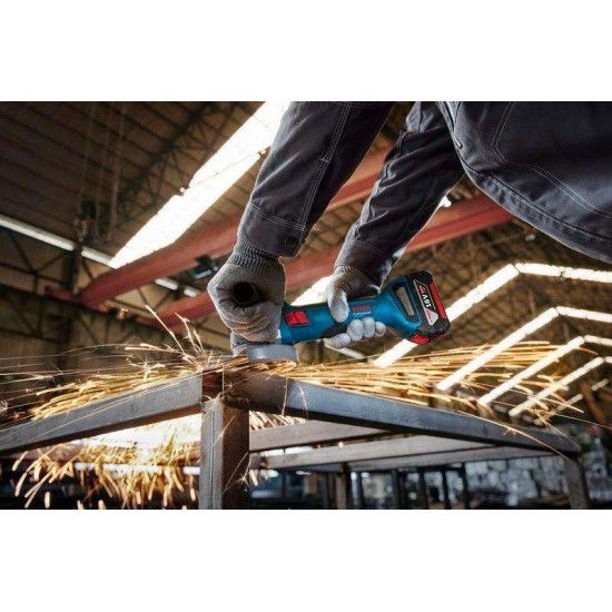 Kit ferramentas sem fio Aparafusadora GSR 18V-45 + Rebarbadora GWS 18V-8 + Martelo GBH 18V-22 Profes