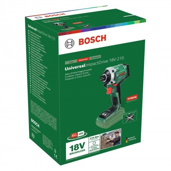 Chave de impacto UniversalImpactDrive 18V-210 ref 06039E7000 BOSCH
