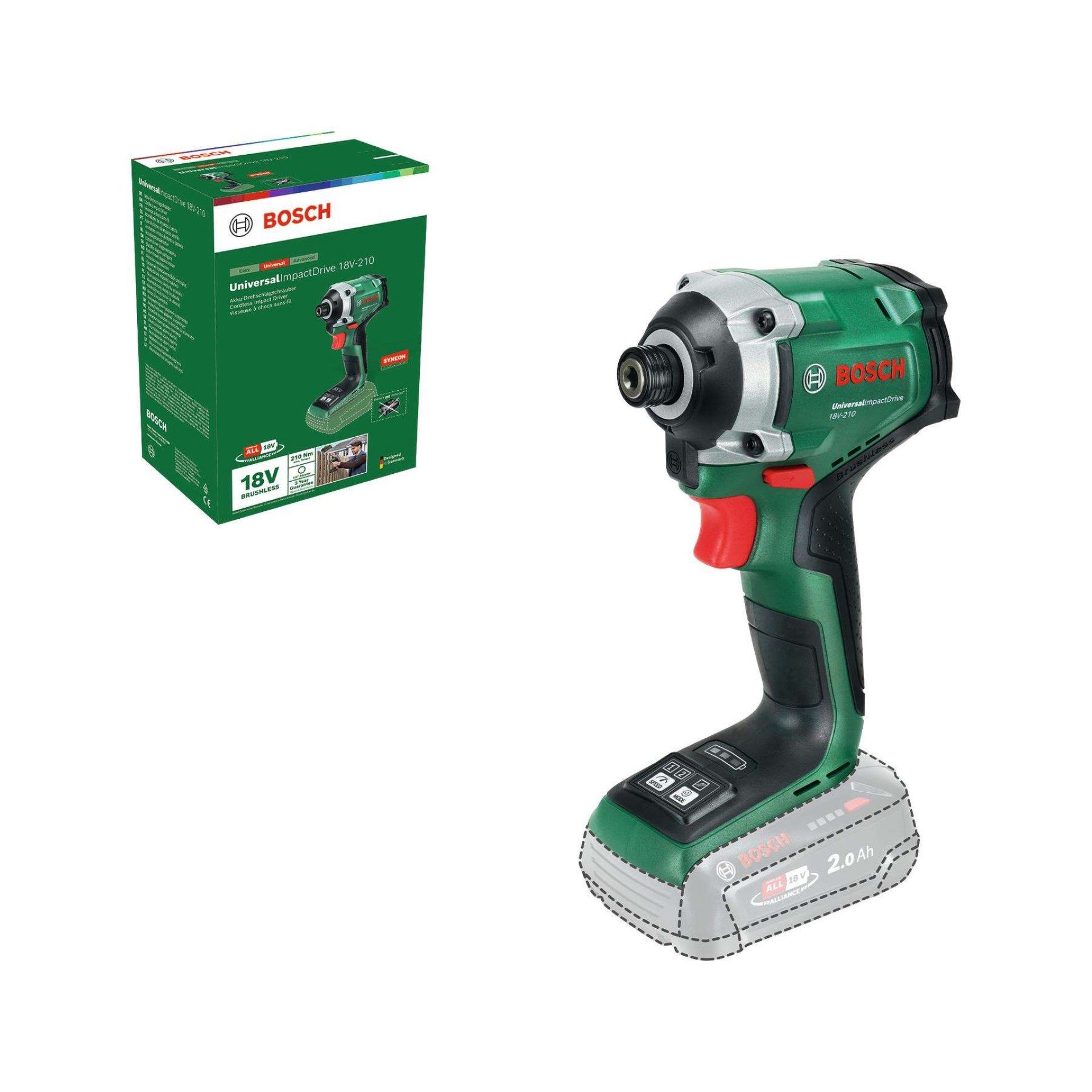 Chave de impacto UniversalImpactDrive 18V-210 refª 06039E7000 BOSCH