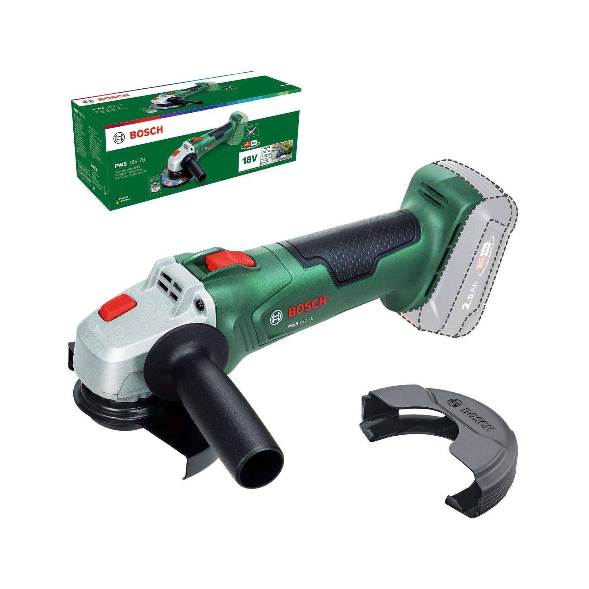 Mini-rebarbadora a bateriaPWS 18V-70 (125) refª 06033E6001 BOSCH