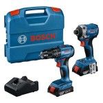 Aparafusadoras c/percusso GSB 185-LI + GDR 18V-215 Professional ref 06019N2024 BOSCH