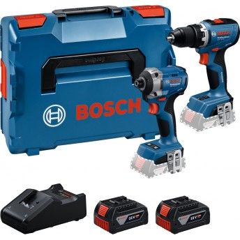 Kit ferramentas sem fio Aparafusadora GSR 18V-65 + Aparafusadora impacto GDR 18V-215 Professional re