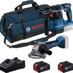 Kit ferramentas a bateria Rebarbadora GWS 18V-8 + Martelo GBH 18V-22 Professional ref 0615V0003C BO
