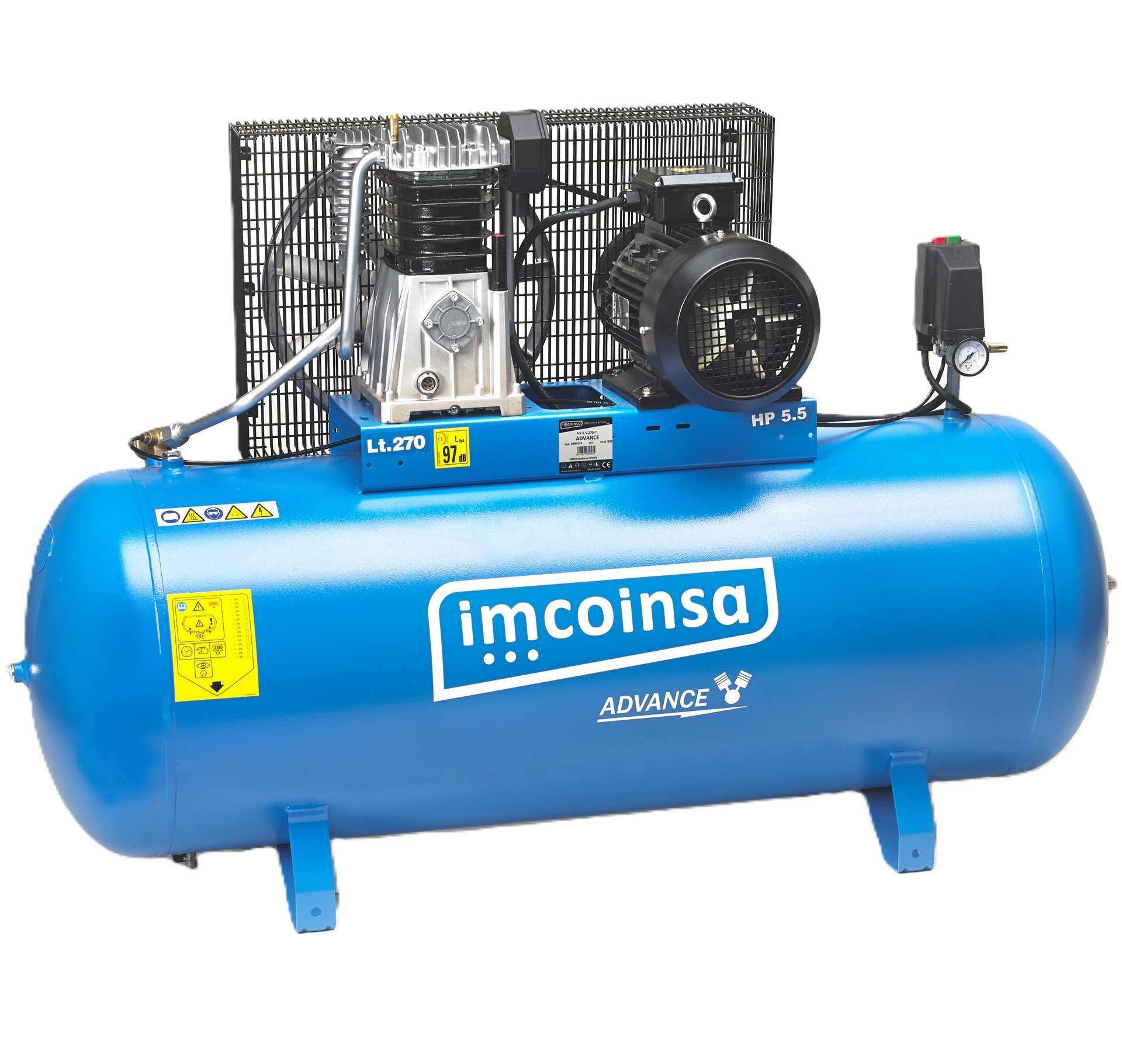 Compressor de Ar , 270L / 5.5HP Advance refª 04A053E IMCOINSA