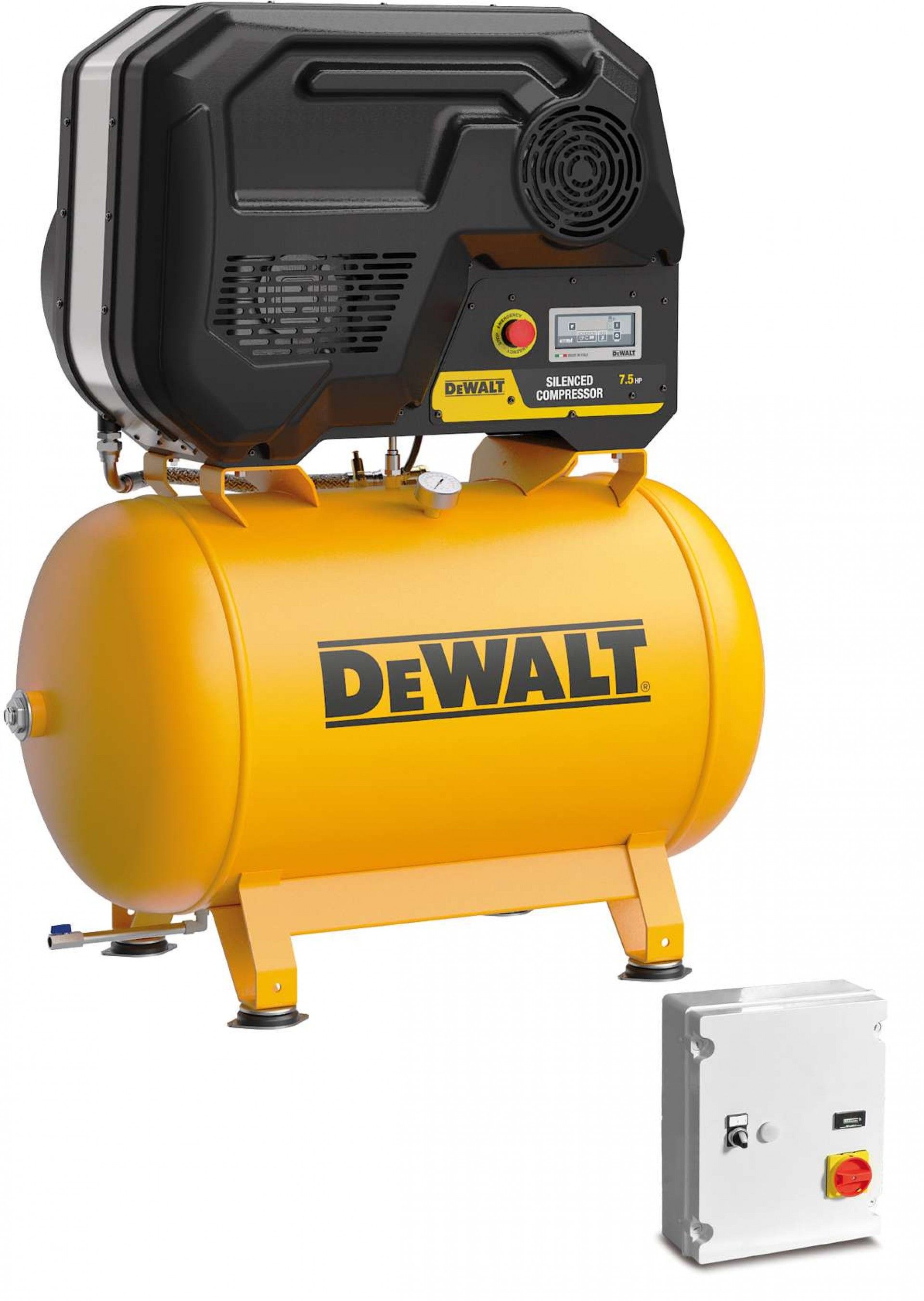 Compressor 7,5Hp, 270L 872L/min, 10Bar, 400V 65 dB refª DXCMS75T270SDE DeWalt