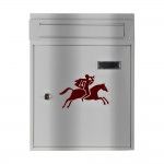 Caixa Correio Inox Entrada e Porta Frente n4 ref FCCIEPF FLUX_OUTLET