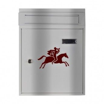 Caixa Correio Inox Entrada e Porta Frente n4 ref FCCIEPF FLUX_OUTLET