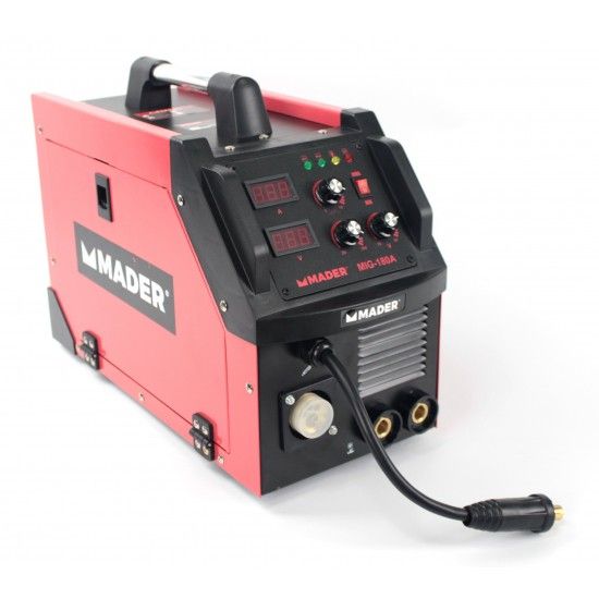 Soldador Inverter, 3 em 1, MMA/MIG-MAG, 180A ref 63528 MADER_OUTLET