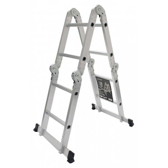 Escada Articulada Multiusos, Alumnio, 4x2D ref 10082 MADER_OUTLET