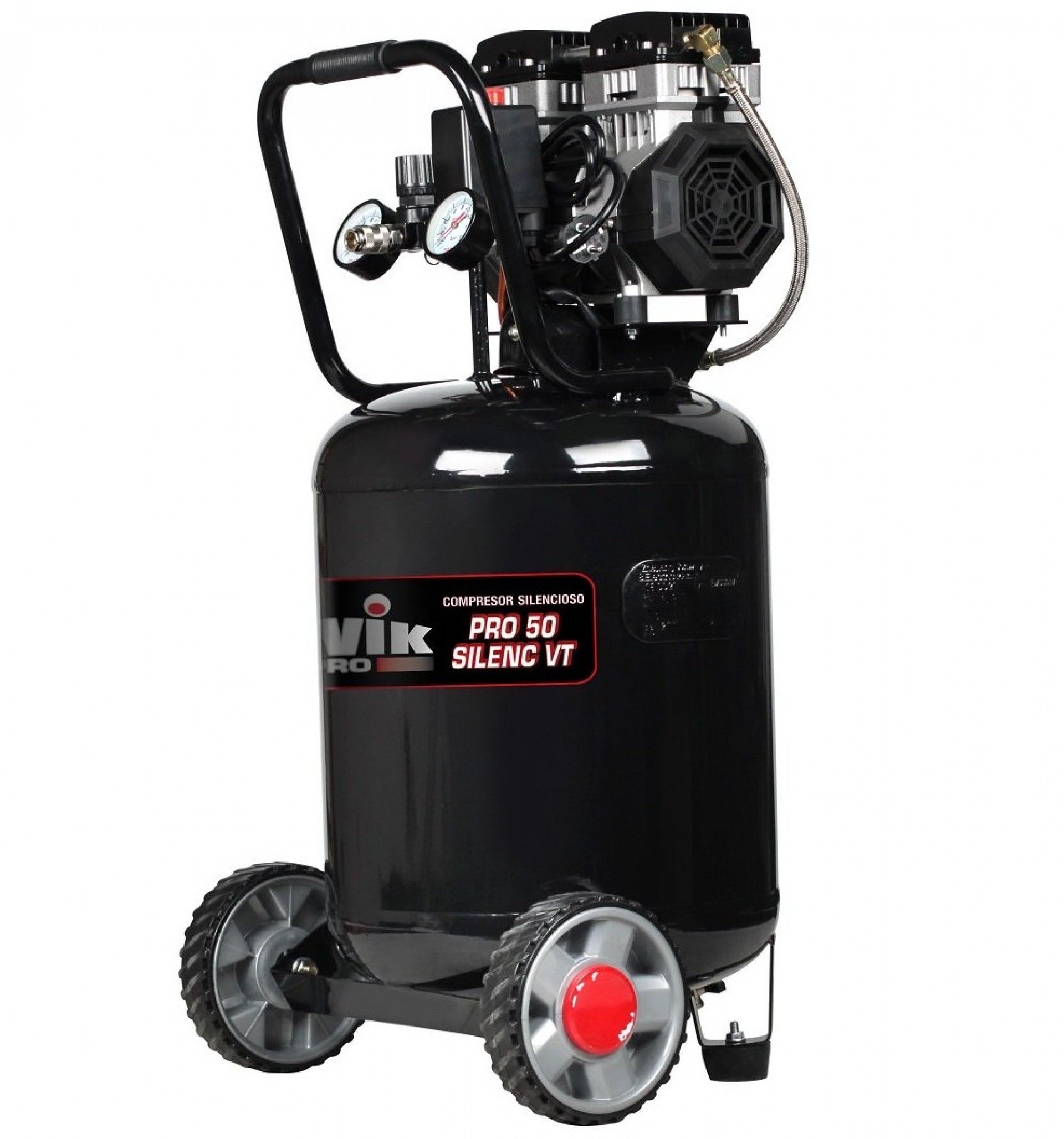 COMPRESSOR VERTICAL SILENCIOSO 50L 1.5HP CA-PRO50SVT CEVIK_OUTLET