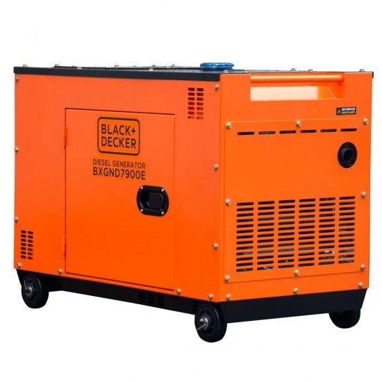 Gerador diesel silencioso 400/230v 7.9KVA ref BXGND7900E Black Decker