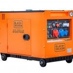 Gerador diesel silencioso 400/230v 7.9KVA ref BXGND7900E Black Decker