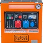 Gerador diesel silencioso 400/230v 7.9KVA ref BXGND7900E Black Decker