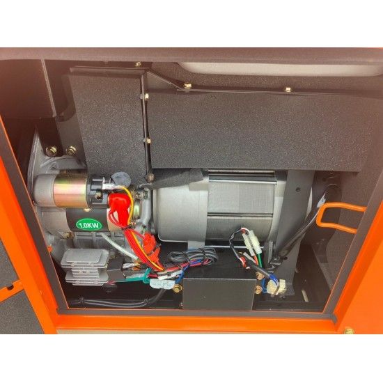 Gerador diesel silencioso 400/230v 7.9KVA ref BXGND7900E Black Decker