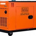 Gerador diesel silencioso 400/230v 7.9KVA ref BXGND7900E Black Decker