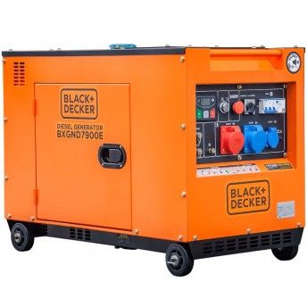 Gerador diesel silencioso 400/230v 7.9KVA ref BXGND7900E Black Decker