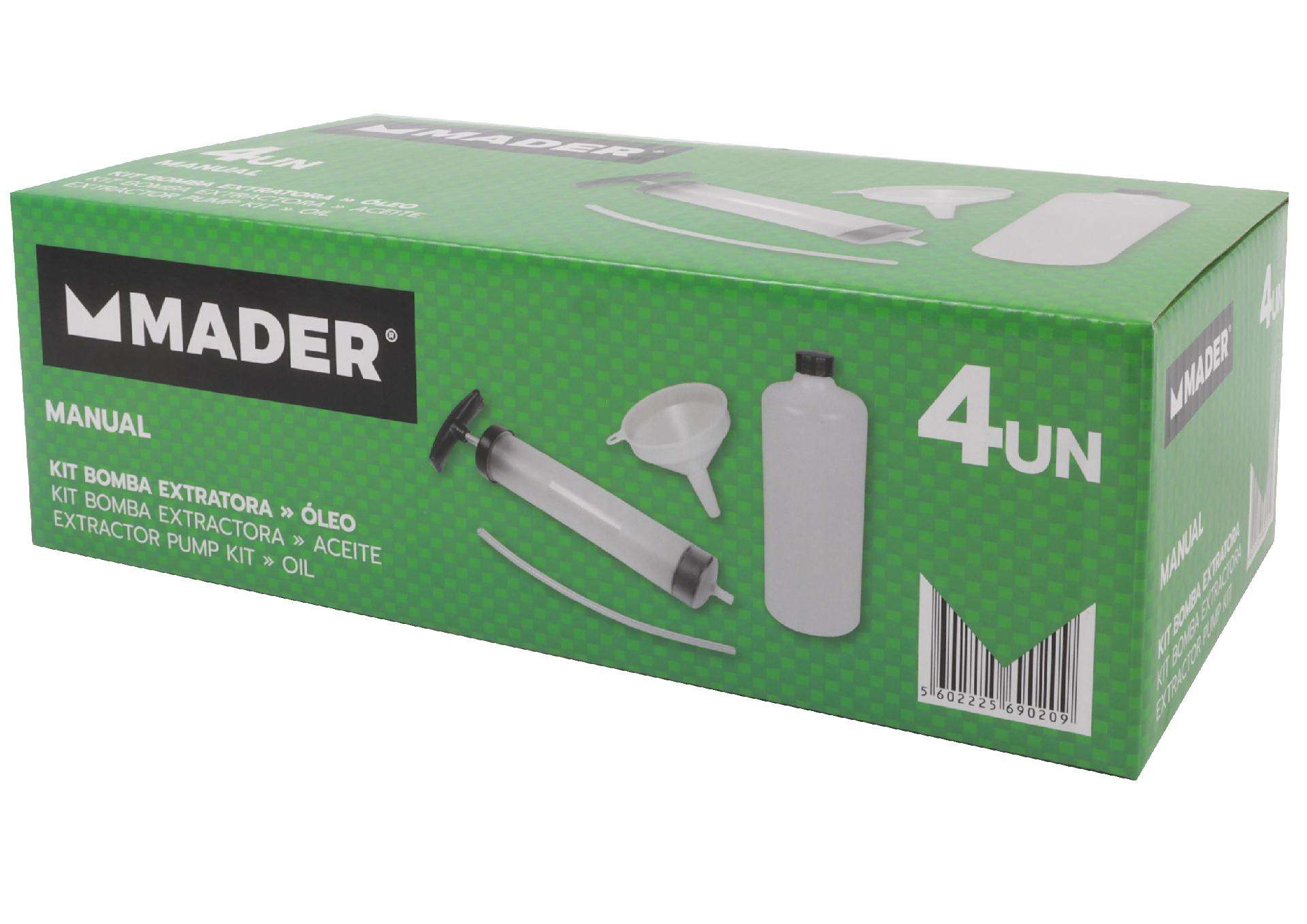 Bomba Extratora, para Óleo, Kit 4 un refª 69020 MADER