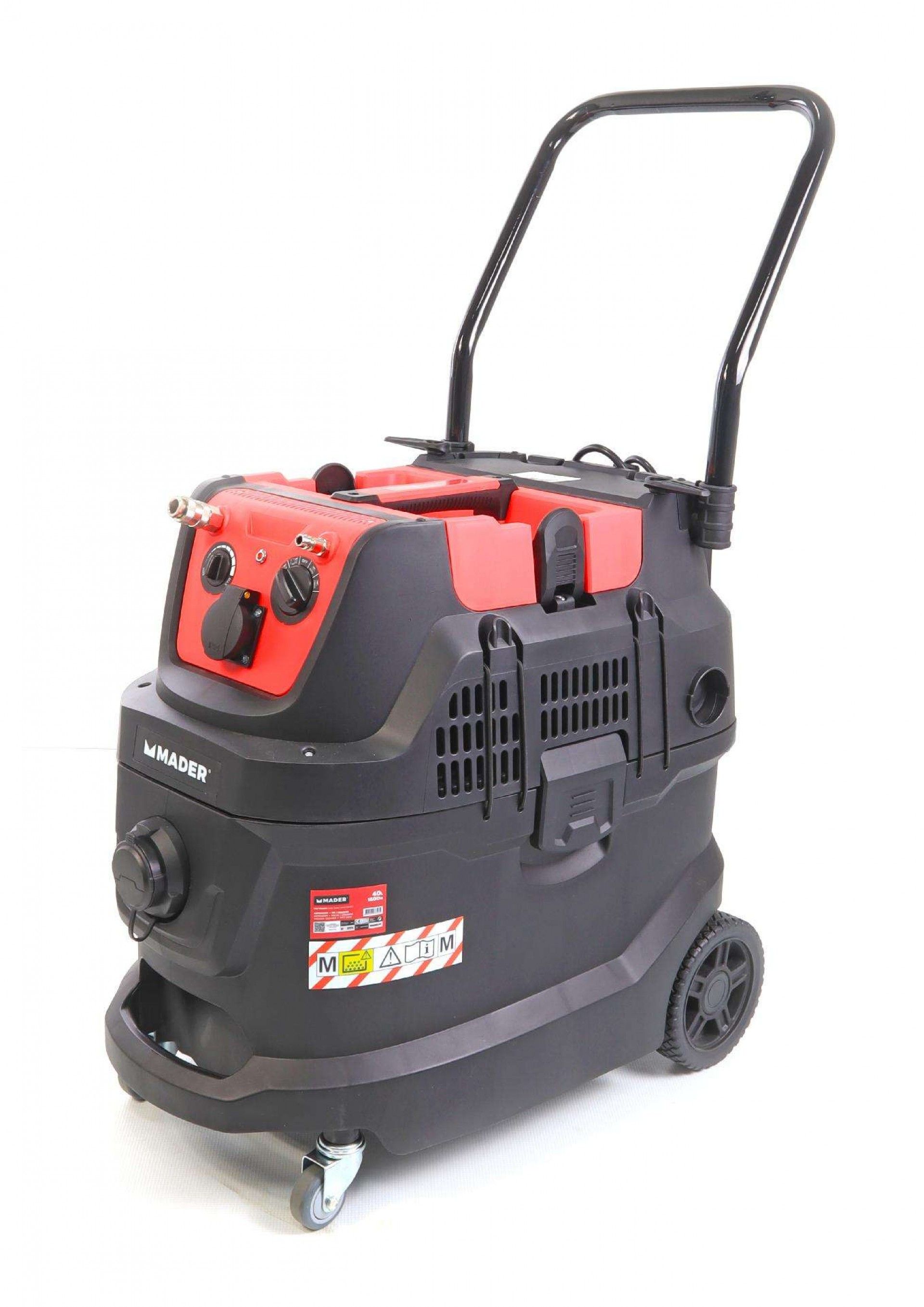 Aspirador para Construção, Pó / Líquidos, 40L, 1600W, c/ Tomada refª 63343 MADER