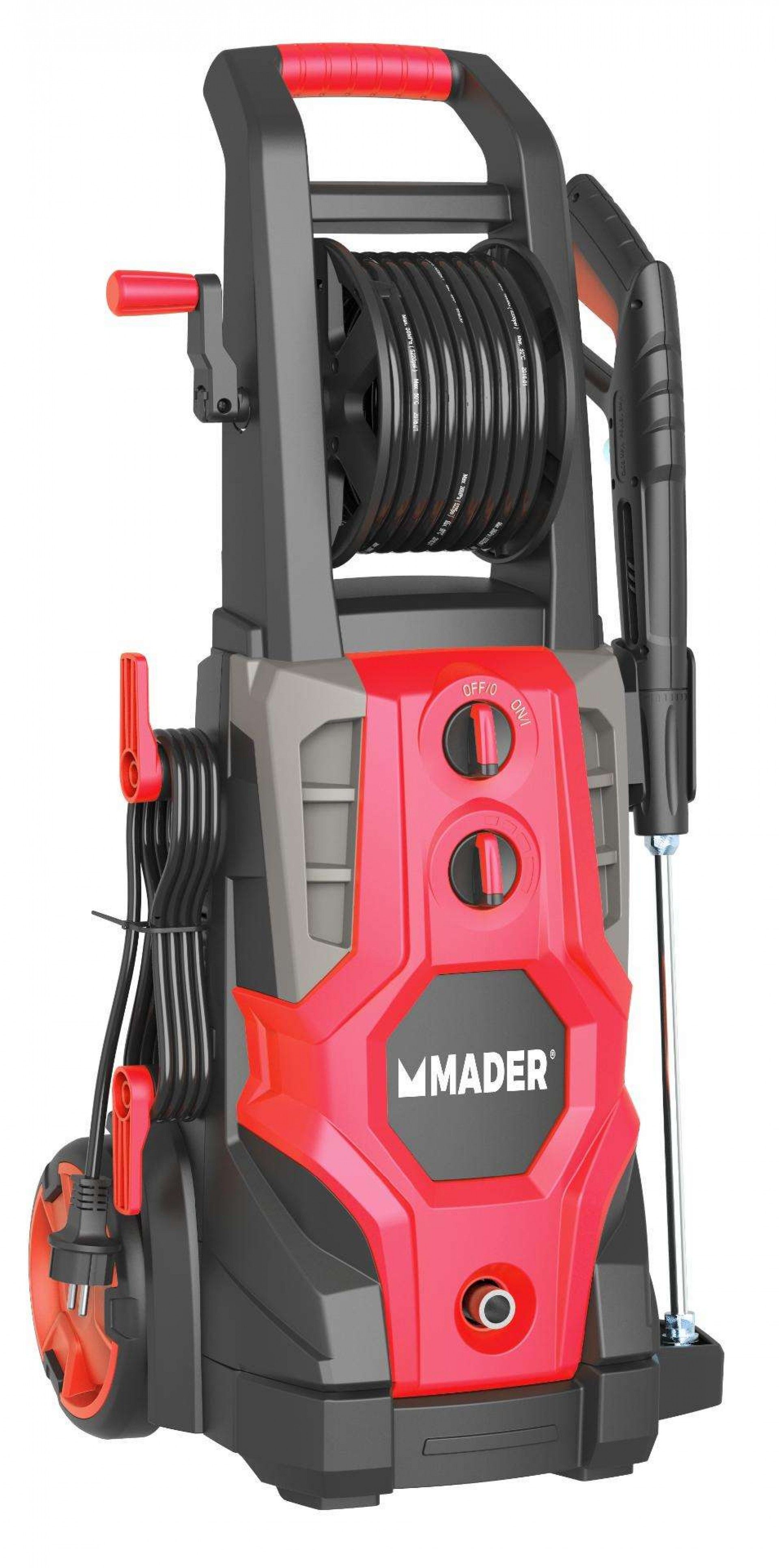 Máquina Lavar Alta Pressão, 195EWBAR, 2500W, com Enrolador refª 63311 MADER