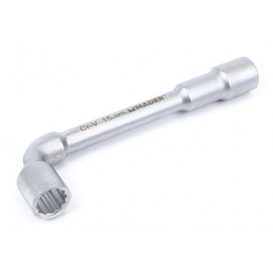Chave de Cachimbo, 15mm, Chrome Vanadium refª 61664 MADER Chave de Cachimbo, 15mm, Chrome Vanadium refª 61664 MADER