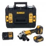 Rebarbadora 18V 125mm + 2 bat 4.0Ah e mala refª DCG407M2T-QW DEWALT Rebarbadora 18V 125mm + 2 bat 4.0Ah e mala refª DCG407M2T-QW DEWALT