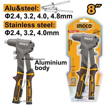 Alicate Rebitar Pro 200mm  refª HR081 INGCO Alicate Rebitar Pro 200mm  refª HR081 INGCO