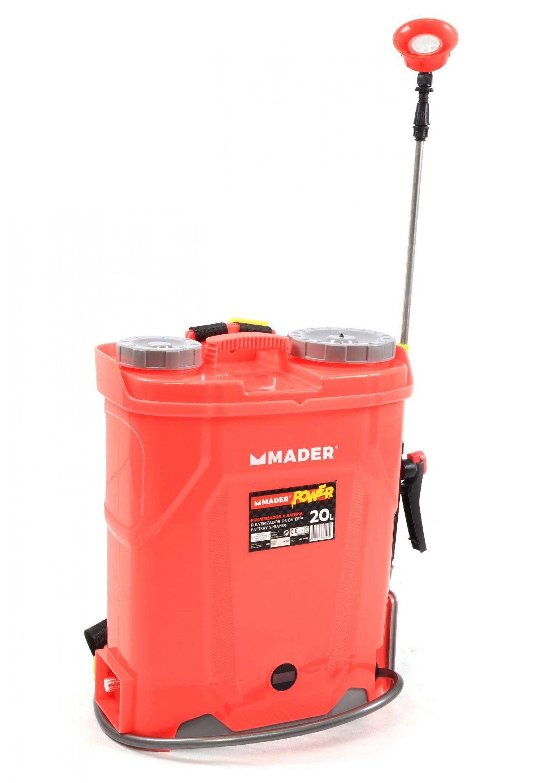 Pulverizador a Bateria, Mochila, 20L, 21V - MADER POWER® refª 74100 MADER