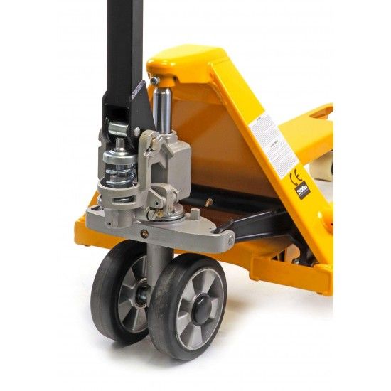 Porta-Paletes Hidrulico, 2.5Ton, 540mm, Roda Borracha + Nylon ref 65298 MADER