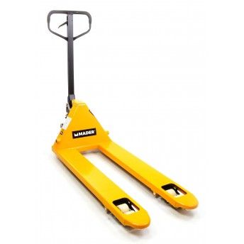 Porta-Paletes Hidráulico, 2.5Ton, 540mm, Roda Nylon refª 65299 MADER Porta-Paletes Hidráulico, 2.5Ton, 540mm, Roda Nylon refª 65299 MADER