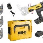 Kit prensadora Akku-Press E 22V ACC B-P L-box [576017 R30J]+ Bateria 2.5Ah +3 tenazes [U20, U25, U32