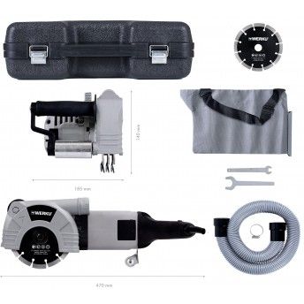 Roçadoras paredes 150mm 2400W refª WK403230 WERKU Roçadoras paredes 150mm 2400W refª WK403230 WERKU