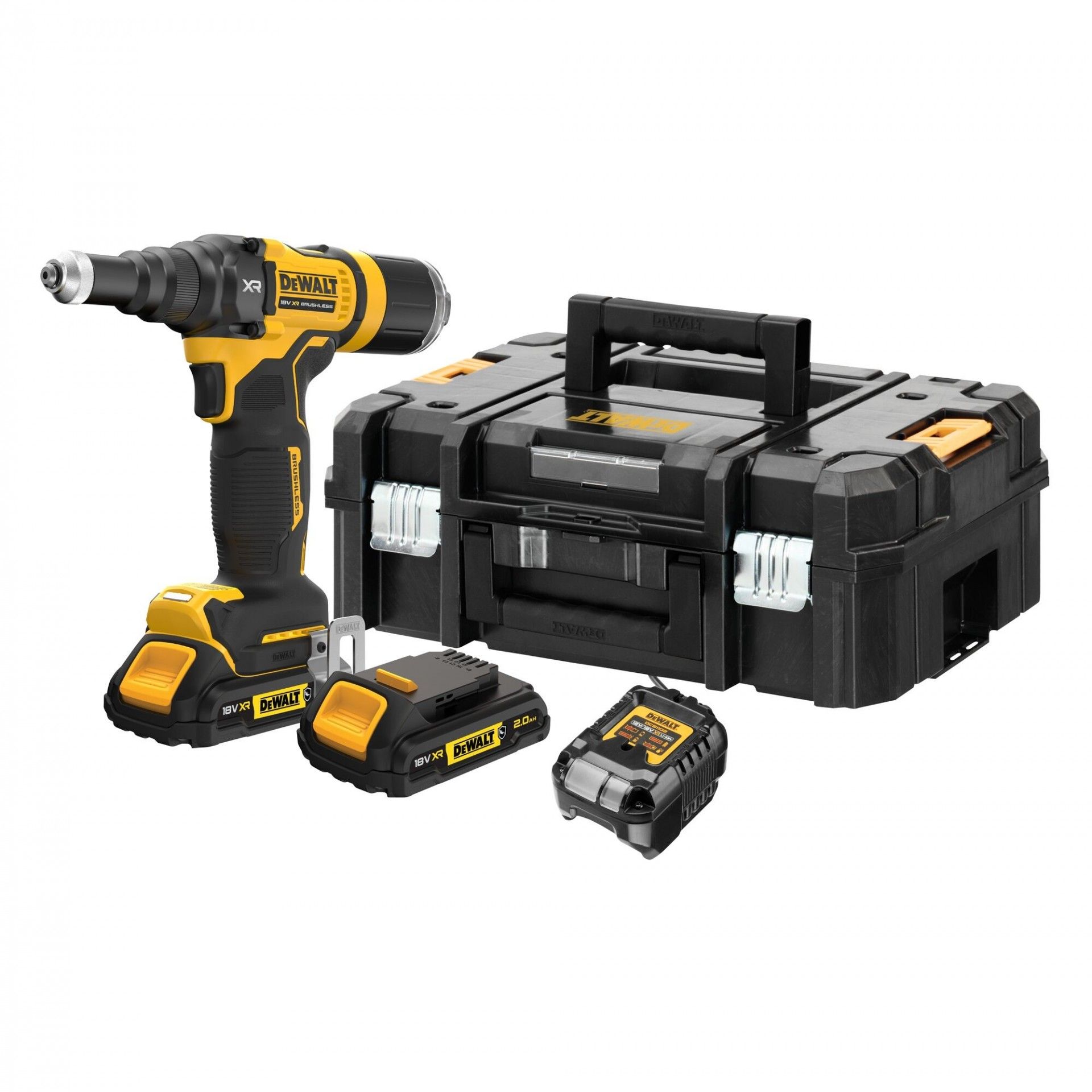 Rebitadora XR 18v 4.8mm refª DCF403D2GT-QW DEWALT