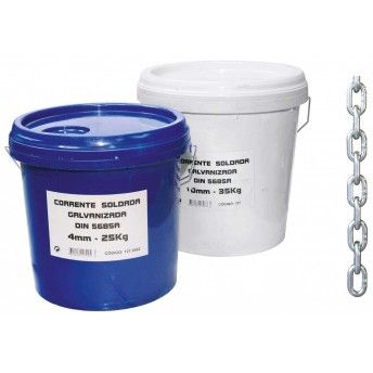 Corr. aço galv. (DIN5685A) MacFer CH5685-G 12mm  (35kg) refª 127.0007 MACFER Corr. aço galv. (DIN5685A) MacFer CH5685-G 12mm  (35kg) refª 127.0007 MACFER