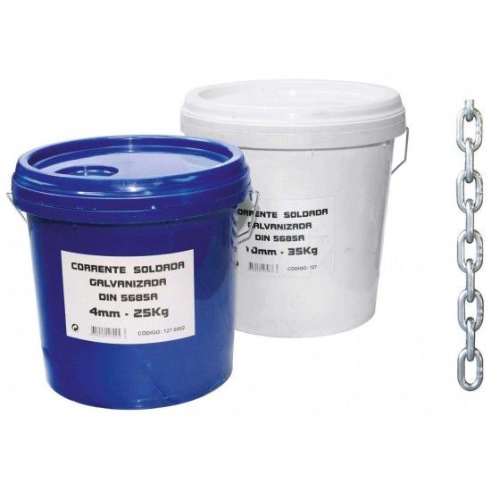 Corr. aço galv. (DIN5685A) MacFer CH5685-G 12mm (35kg) refª 127.0007 MACFER Corr. aço galv. (DIN5685A) MacFer CH5685-G 12mm (35kg) refª 127.0007 MACFER