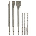 Kit ponteiro, cinzeis e brocas Sds-Plus 6pç refª DT60331-QZ DEWALT Kit ponteiro, cinzeis e brocas Sds-Plus 6pç refª DT60331-QZ DEWALT