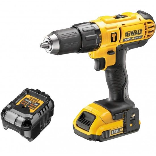 Aparafusadora 18V XR + bateria 2.0Ah BL ref DCD776D1-QW DEWALT