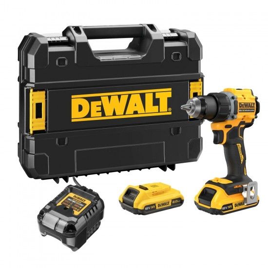 Aparafusadora 18V XR 74Nm + 2 bat 2.0Ah e mala refª DCD794D2T-QW DEWALT Aparafusadora 18V XR 74Nm + 2 bat 2.0Ah e mala refª DCD794D2T-QW DEWALT