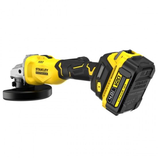 Rebarbadora V20 Ø125mm, 1bat 4.0Ah, carregador e mala refª SSFMCG710M1T-QW Stanley Rebarbadora V20 Ø125mm, 1bat 4.0Ah, carregador e mala refª SSFMCG710M1T-QW Stanley