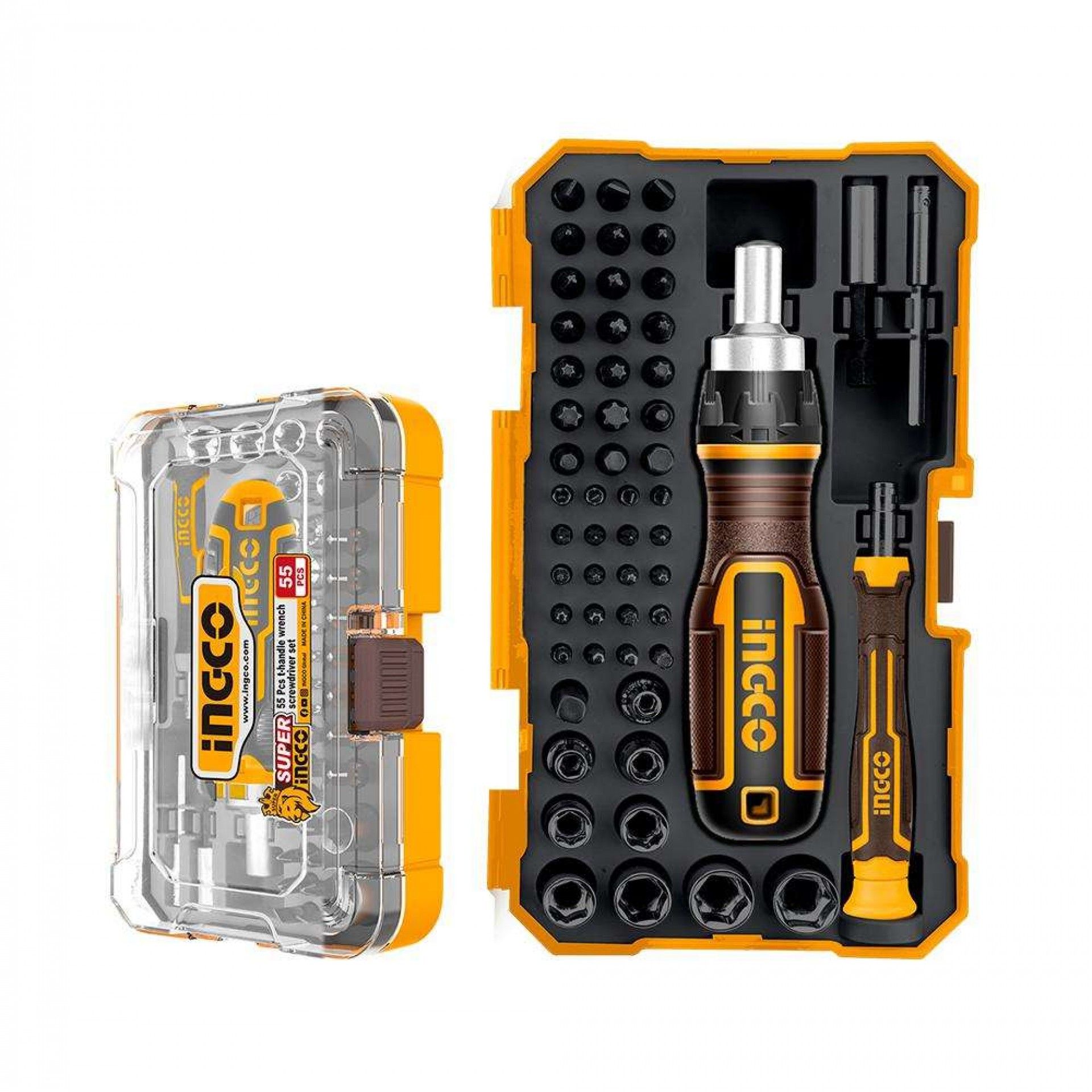 Conjunto De Chaves Multiusos (55 Pcs) refª HKSDB0558 INGCO