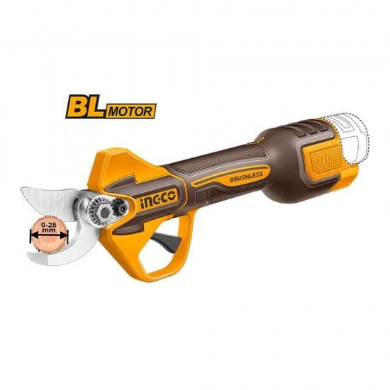 Tesoura Poda 16V 25Cm + 2Bat 2A + Ca + Mala refª CSSLI162582E INGCO Tesoura Poda 16V 25Cm + 2Bat 2A + Ca + Mala refª CSSLI162582E INGCO