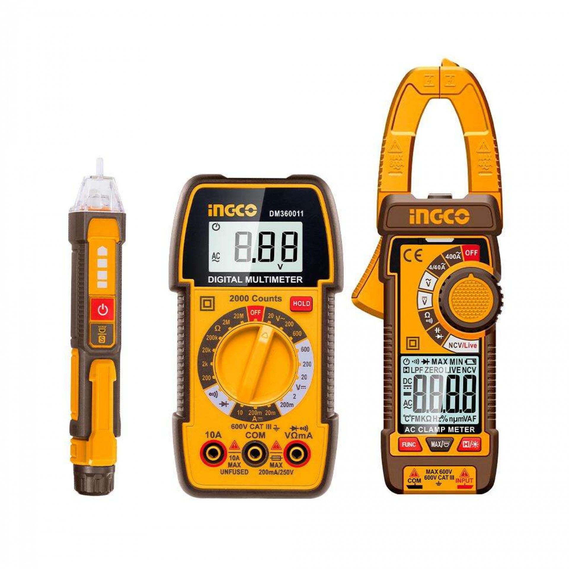 Kit De Ensaios Elétricos 3 Em 1 refª DM3068 INGCO