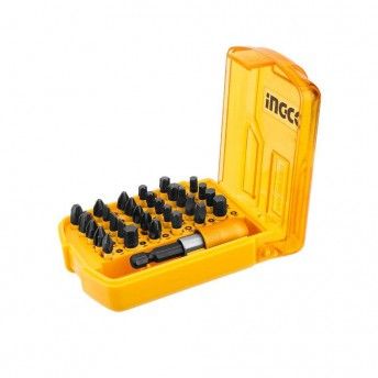 Conjunto 30 Bits Com Adaptador Em Caixa  refª AKSD68303 INGCO Conjunto 30 Bits Com Adaptador Em Caixa  refª AKSD68303 INGCO