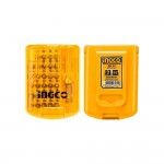 Conjunto 30 Bits Com Adaptador Em Caixa refª AKSD68303 INGCO Conjunto 30 Bits Com Adaptador Em Caixa refª AKSD68303 INGCO